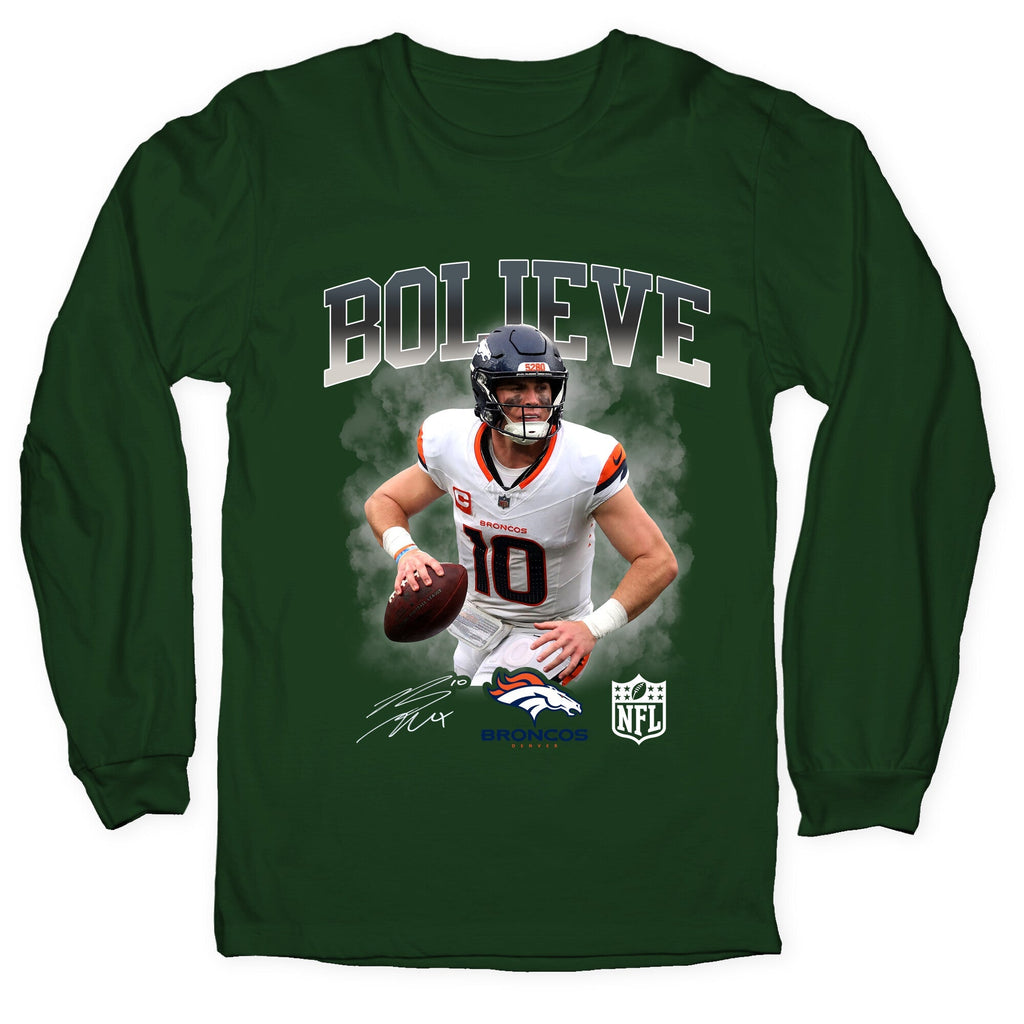 Bo Nix Bolieve Longsleeve Tee Unisex