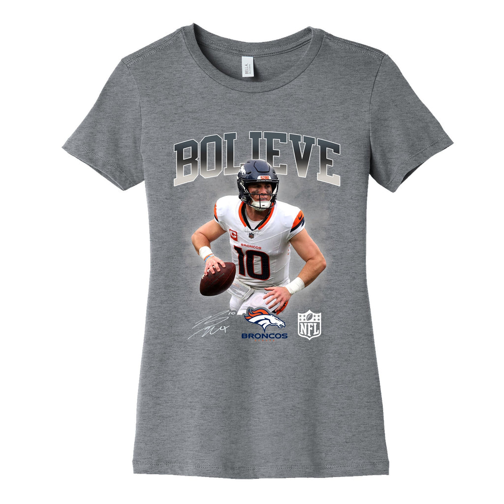 Bo Nix Bolieve Womens Cotton Tee Unisex