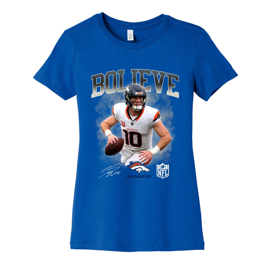Bo Nix Bolieve Womens Cotton Tee Unisex