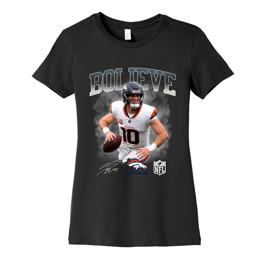 Bo Nix Bolieve Womens Cotton Tee Unisex