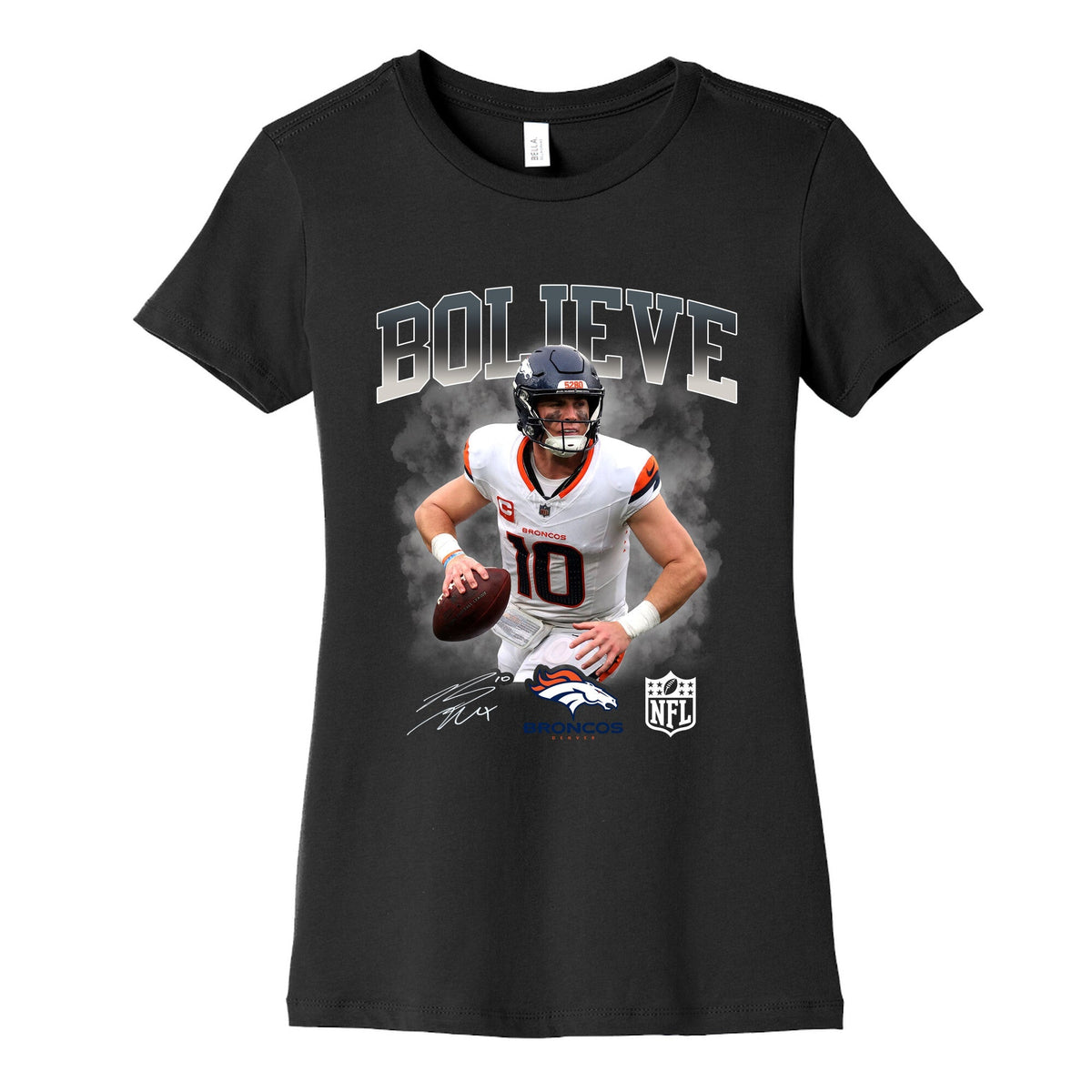 Bo Nix Bolieve Womens Cotton Tee Unisex