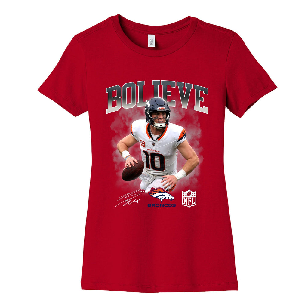Bo Nix Bolieve Womens Cotton Tee Unisex