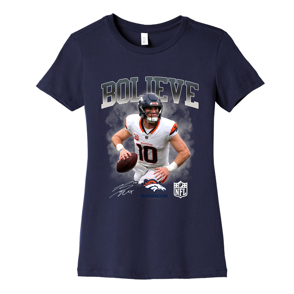 Bo Nix Bolieve Womens Cotton Tee Unisex