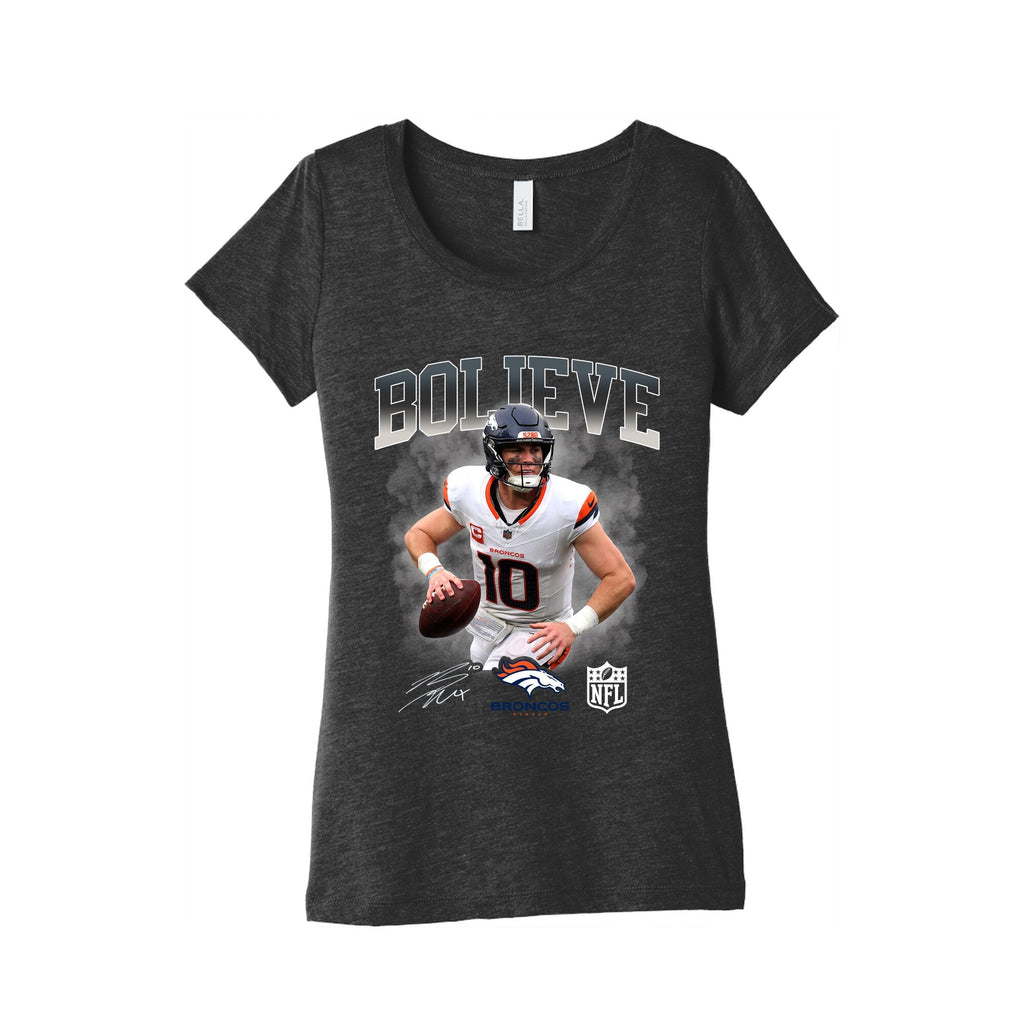 Bo Nix Bolieve Womens Triblend Tee Unisex