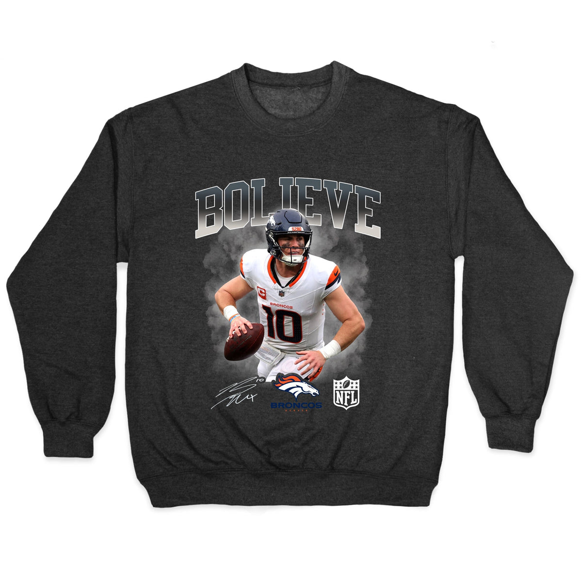 Bo Nix Bolieve Crewneck Unisex