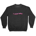 I Cried Today Pink Crewneck Unisex