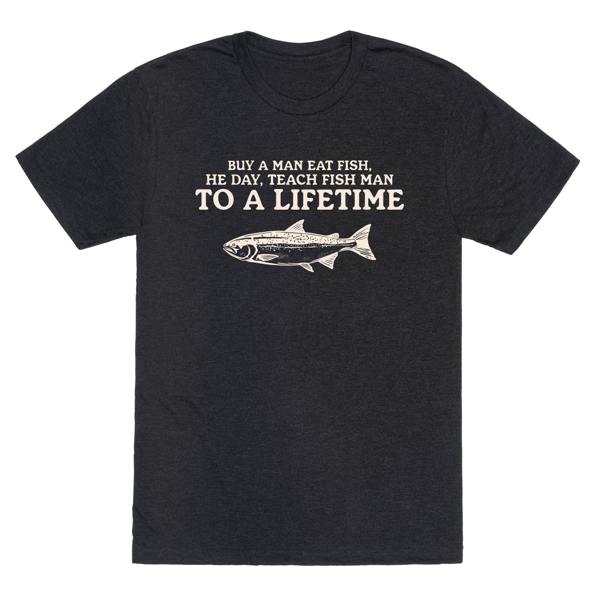 Buy A Man Eat Fish Unisex Triblend Tee Unisex
