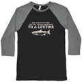 Buy A Man Eat Fish Baseball Tee Unisex