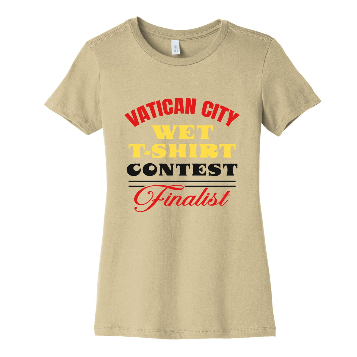 Vatican Wet T Shirt Contest Womens Cotton Tee Unisex