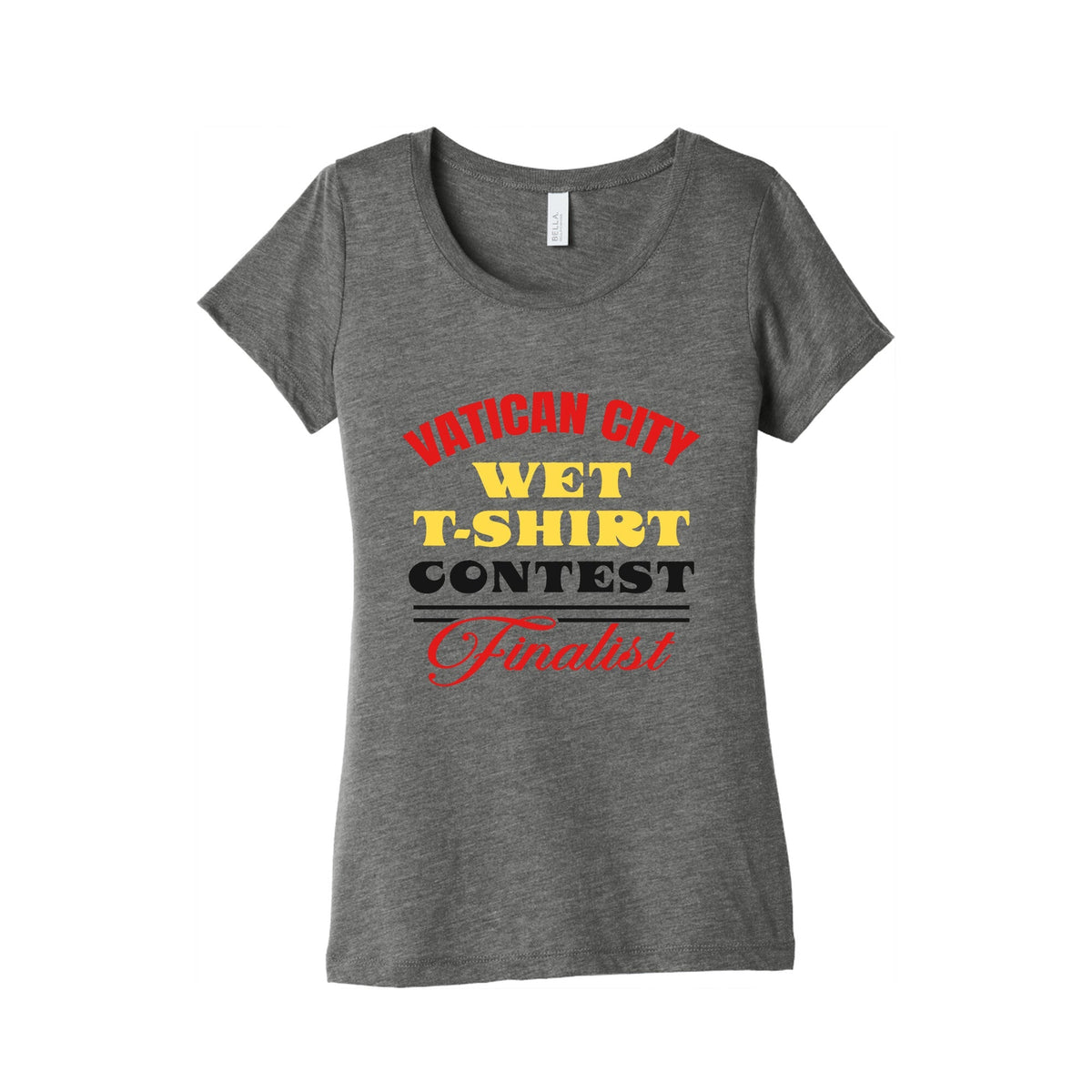 Vatican Wet T Shirt Contest Womens Triblend Tee Unisex
