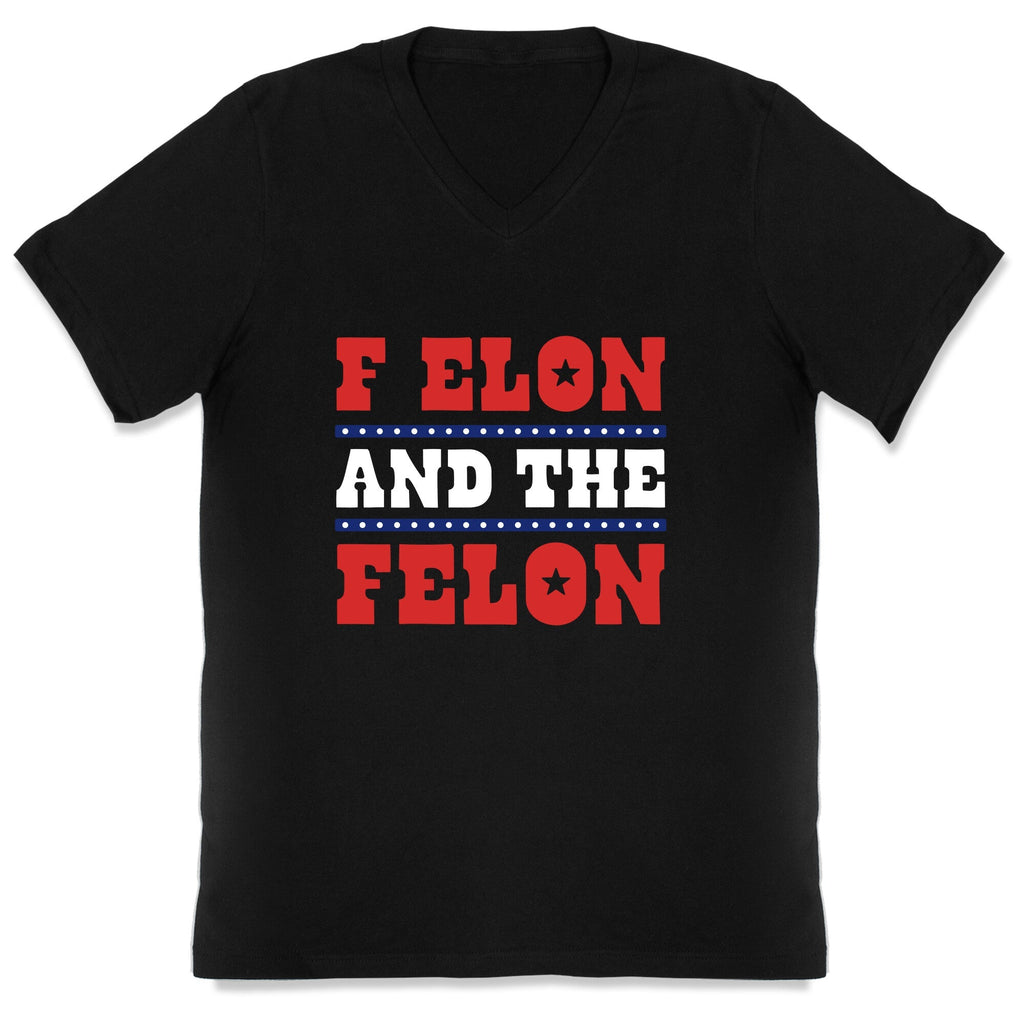 F Elon & The Felon V-Neck Unisex