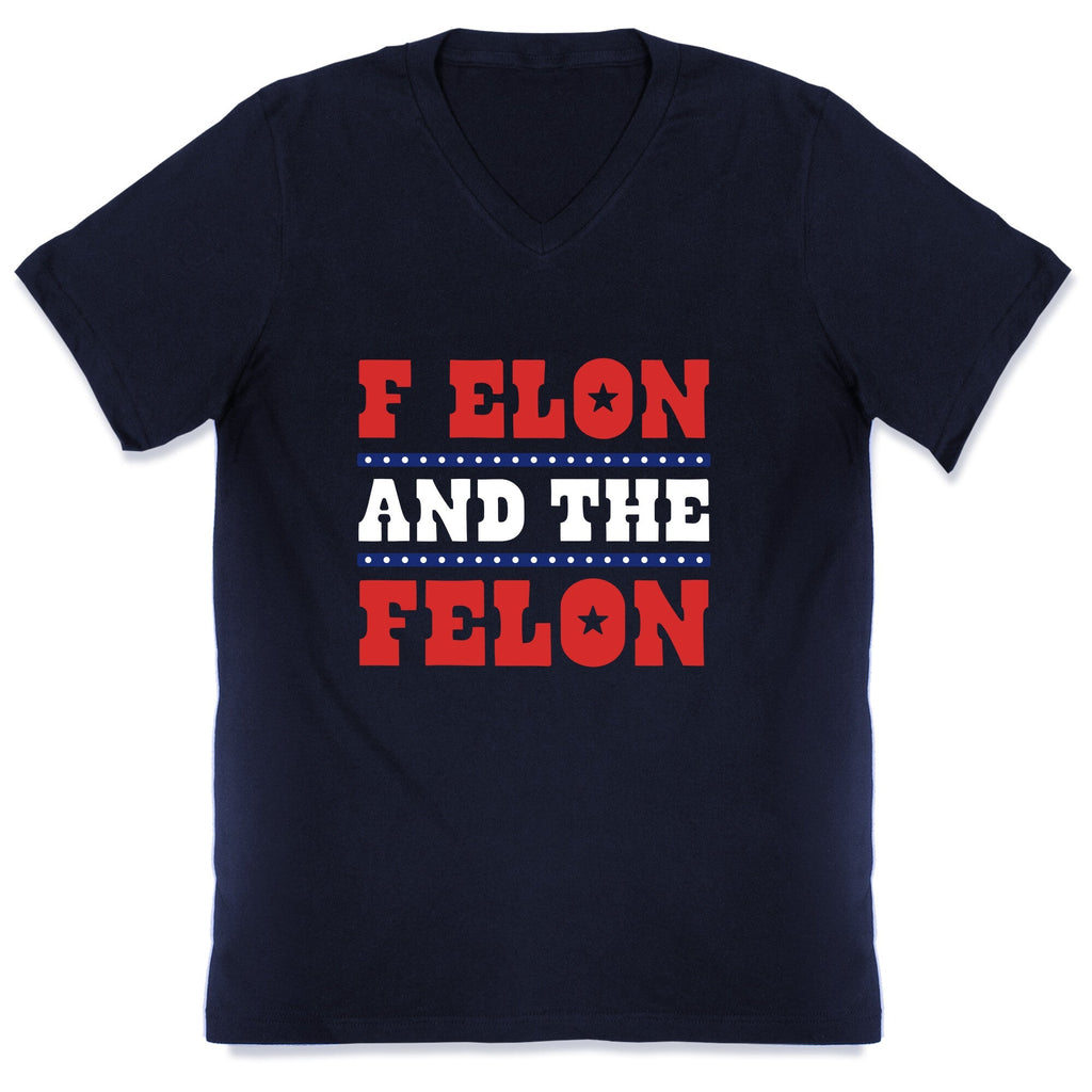 F Elon & The Felon V-Neck Unisex