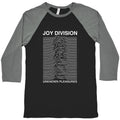 Joy Division Unknown Pleasures Baseball Tee Unisex