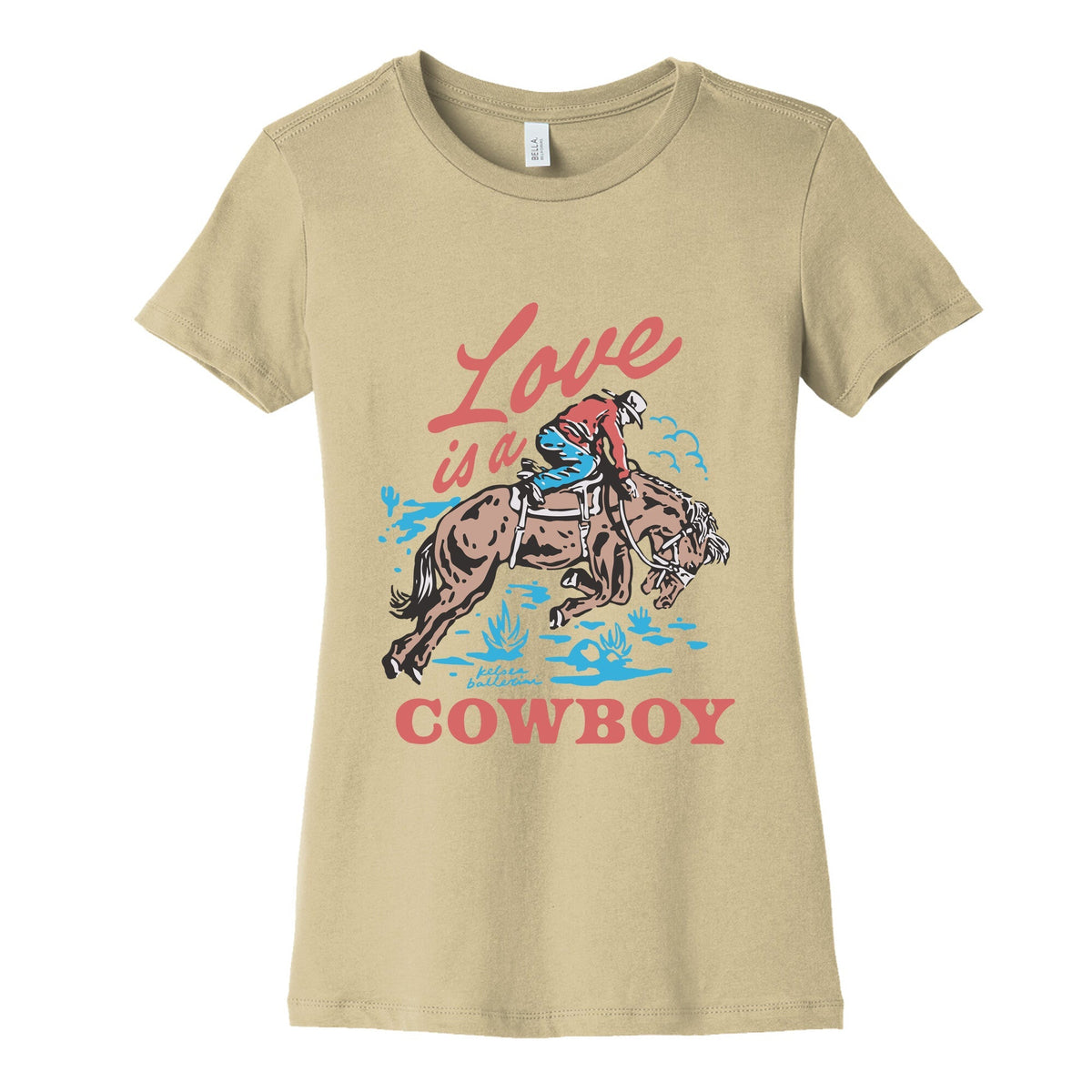 Kelsea Ballerini Love Is A Cowboy Womens Cotton Tee Unisex