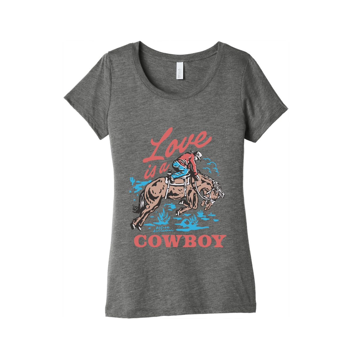 Kelsea Ballerini Love Is A Cowboy Womens Triblend Tee Unisex