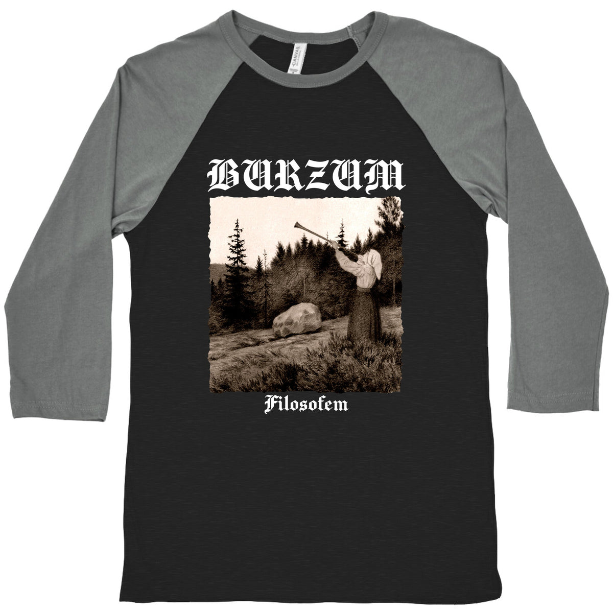 Burzum Filosofem Baseball Tee Unisex