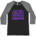 I Got My Clit Pierced At Claires Funny Baseball Tee Unisex
