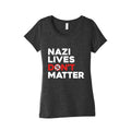 Nazi Lives Dont Matter Red Womens Triblend Tee Unisex