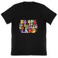 No One Is Illegal On Stolen Land Retro V-Neck Unisex