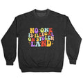 No One Is Illegal On Stolen Land Retro Crewneck Unisex