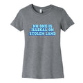 No One Is Illegal Womens Cotton Tee Unisex