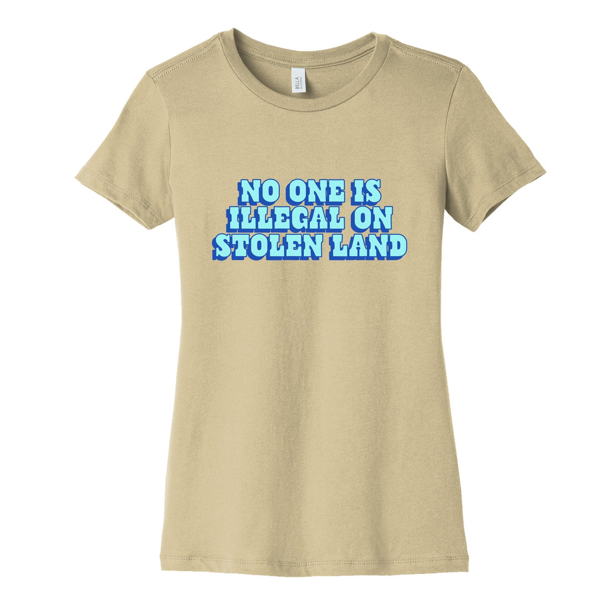 No One Is Illegal Womens Cotton Tee Unisex