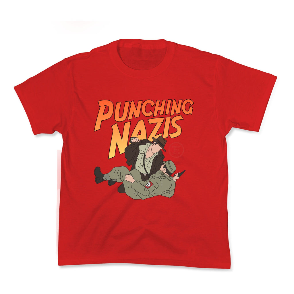 Punching Nazis Since 36 Kids Tee Unisex