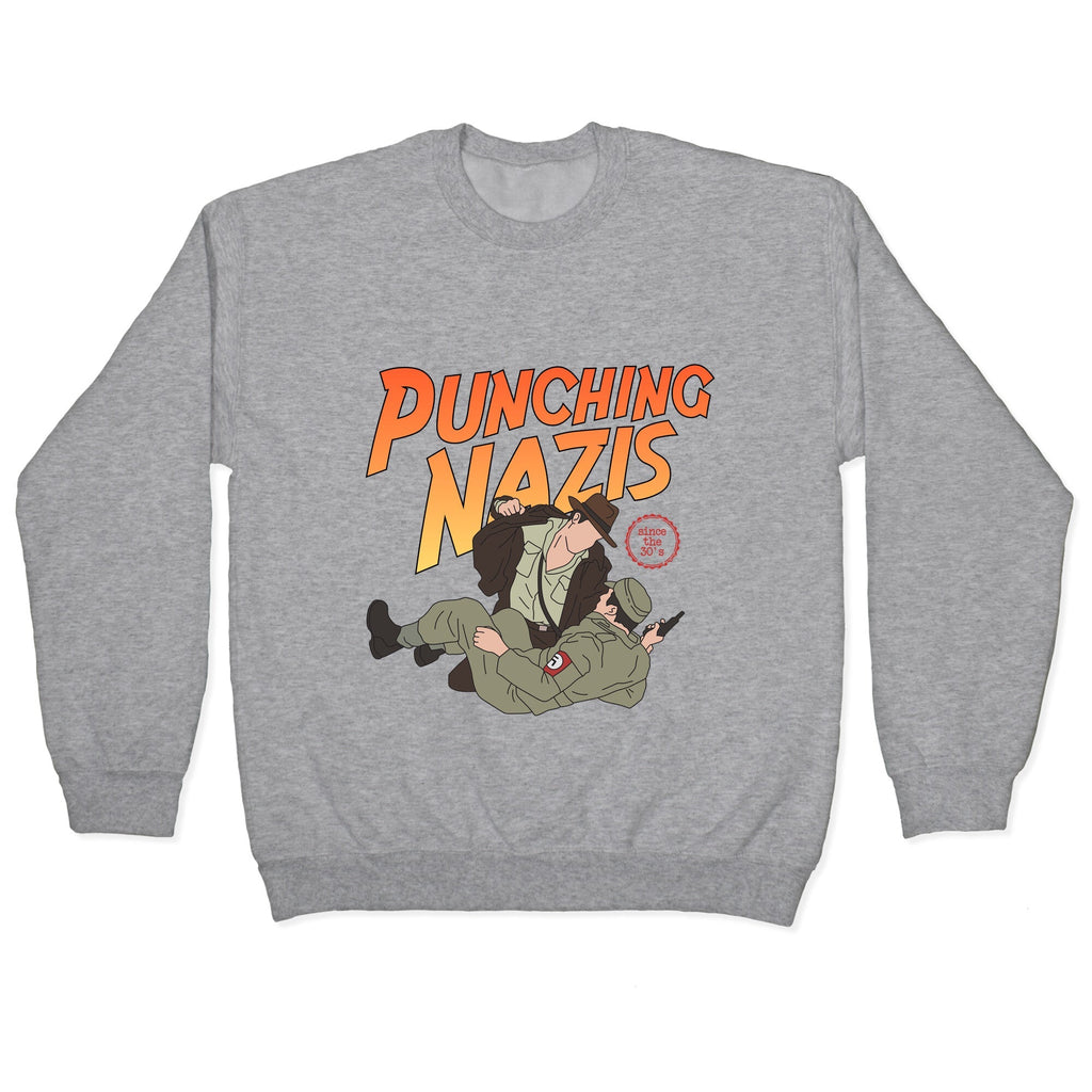 Punching Nazis Since 36 Crewneck Unisex