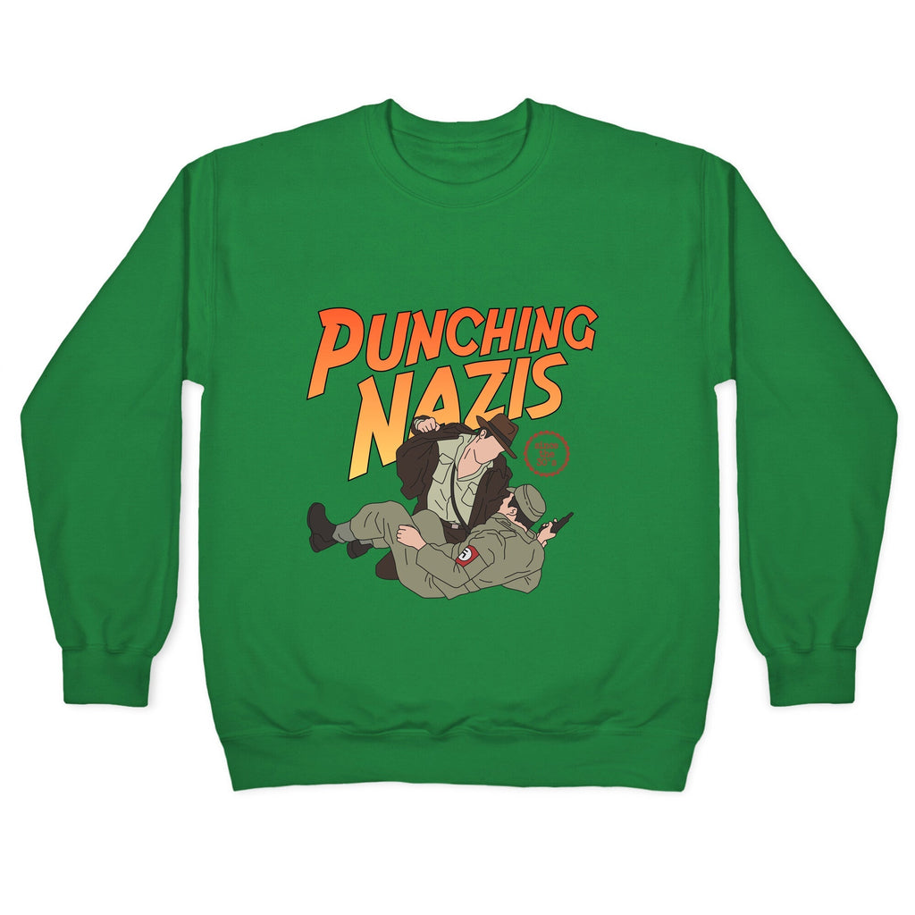 Punching Nazis Since 36 Crewneck Unisex