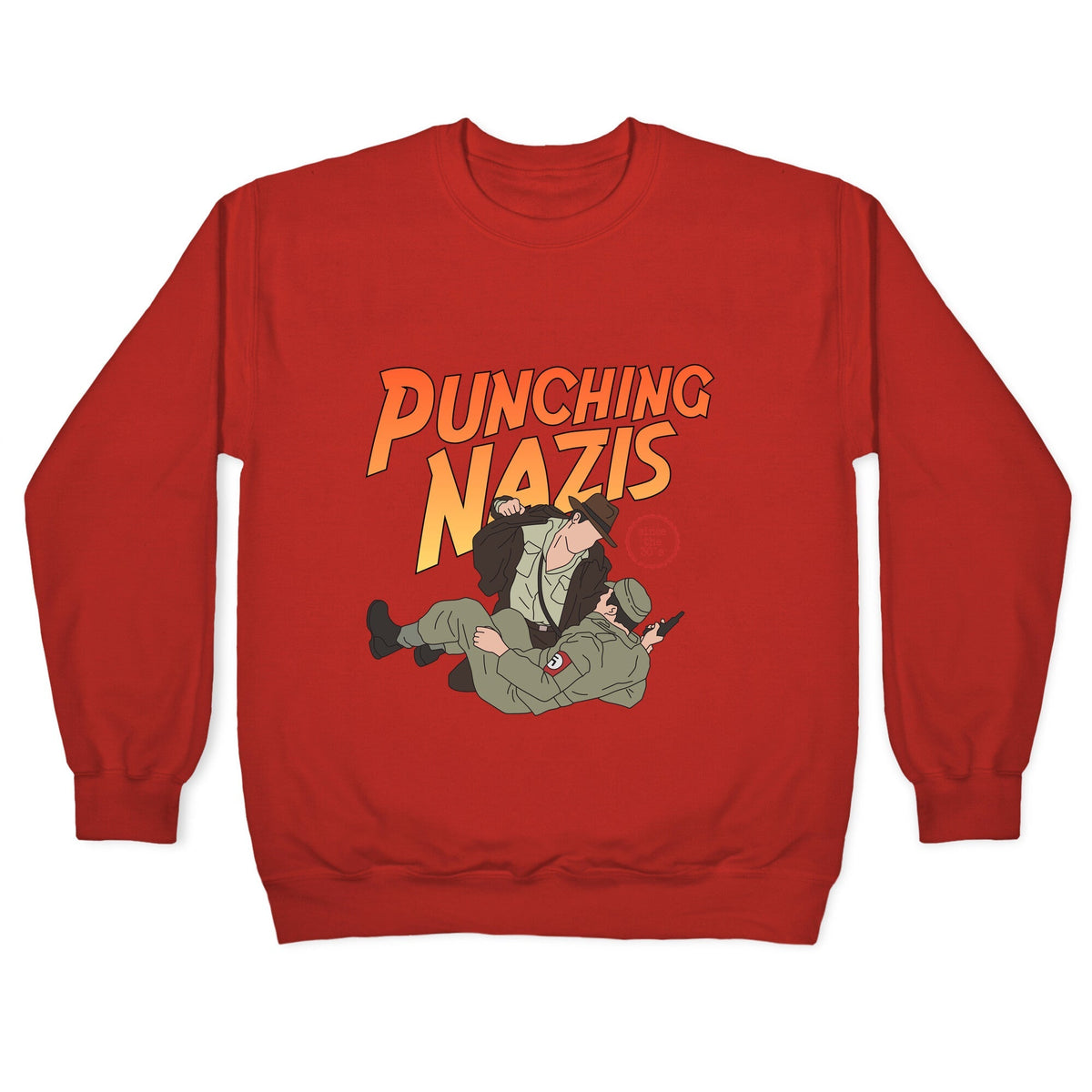 Punching Nazis Since 36 Crewneck Unisex