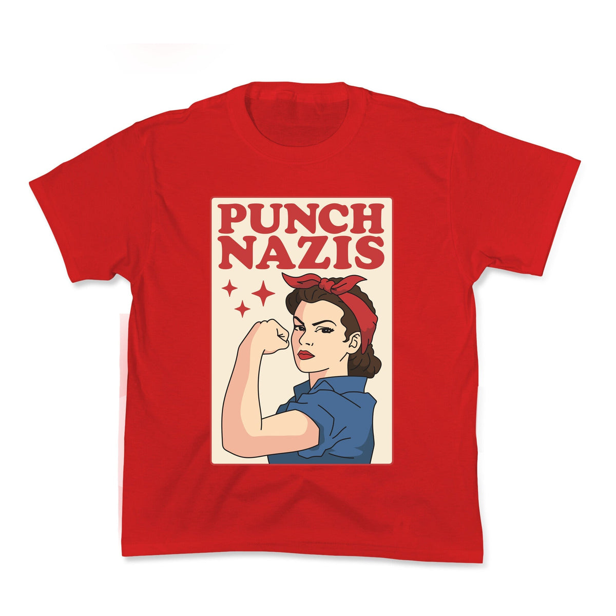 Punch Nazis Kids Tee Unisex