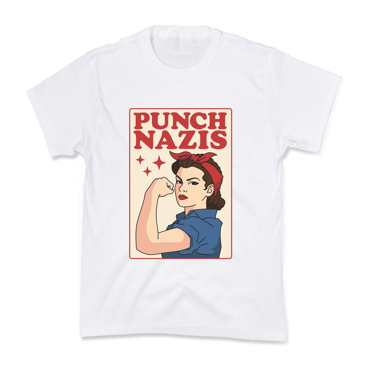 Punch Nazis Kids Tee Unisex