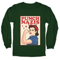 Punch Nazis Longsleeve Tee Unisex