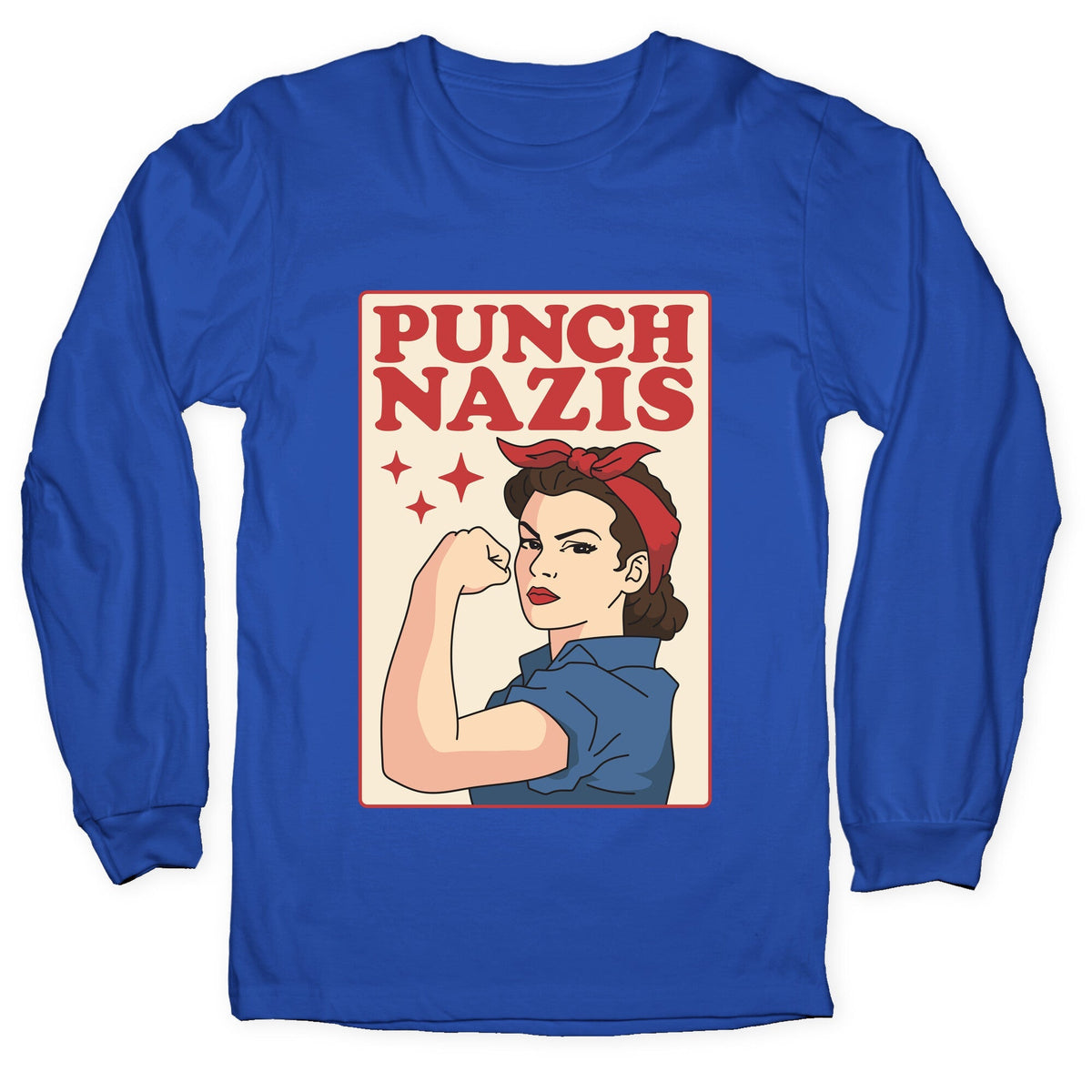 Punch Nazis Longsleeve Tee Unisex