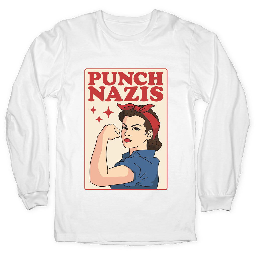 Punch Nazis Longsleeve Tee Unisex