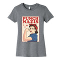 Punch Nazis Womens Cotton Tee Unisex