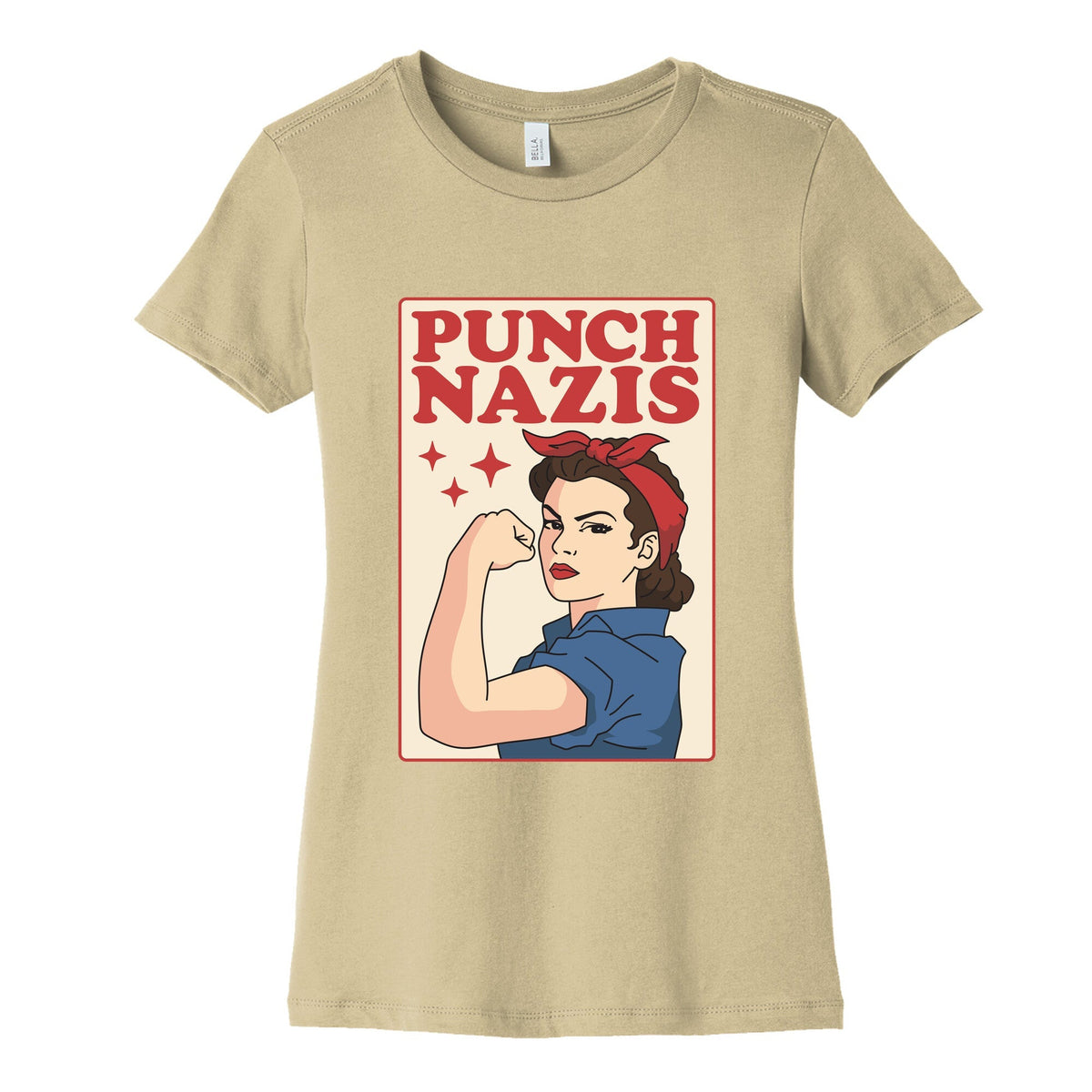 Punch Nazis Womens Cotton Tee Unisex