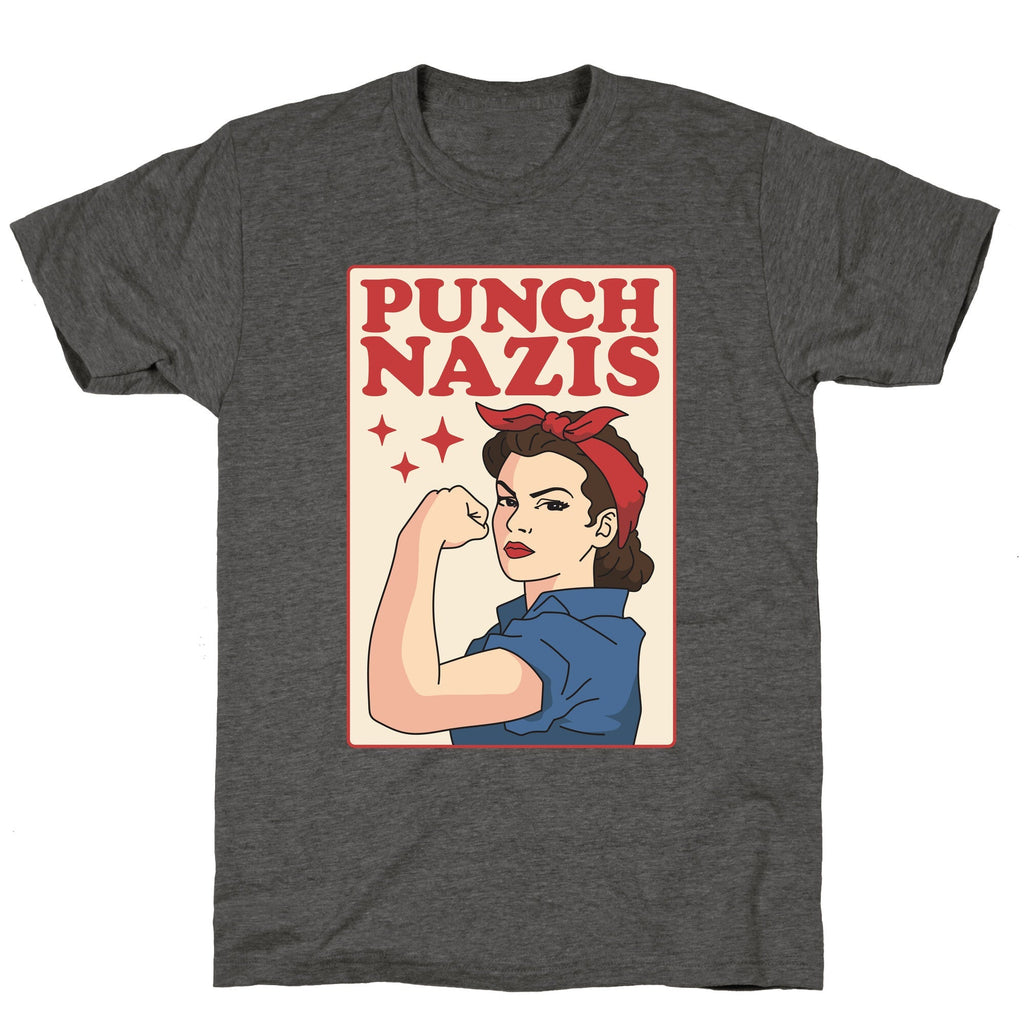 Punch Nazis Unisex Triblend Tee Unisex