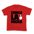 Chinga La Migra Finger Kids Tee Unisex