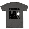 Chinga La Migra Finger Unisex Triblend Tee Unisex
