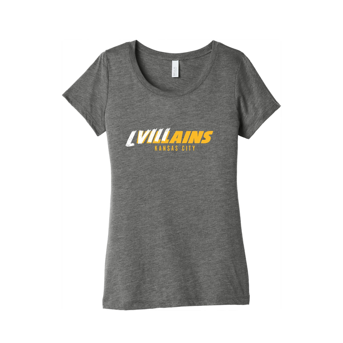 Kansas City Villains Womens Triblend Tee Unisex