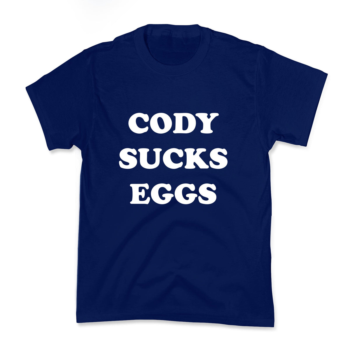 Cody Sucks Eggs Kids Tee Unisex