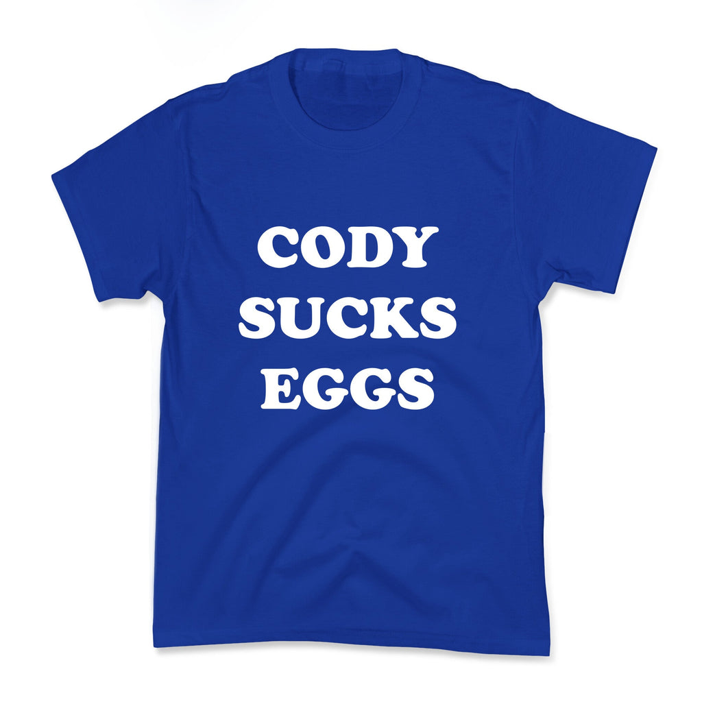Cody Sucks Eggs Kids Tee Unisex
