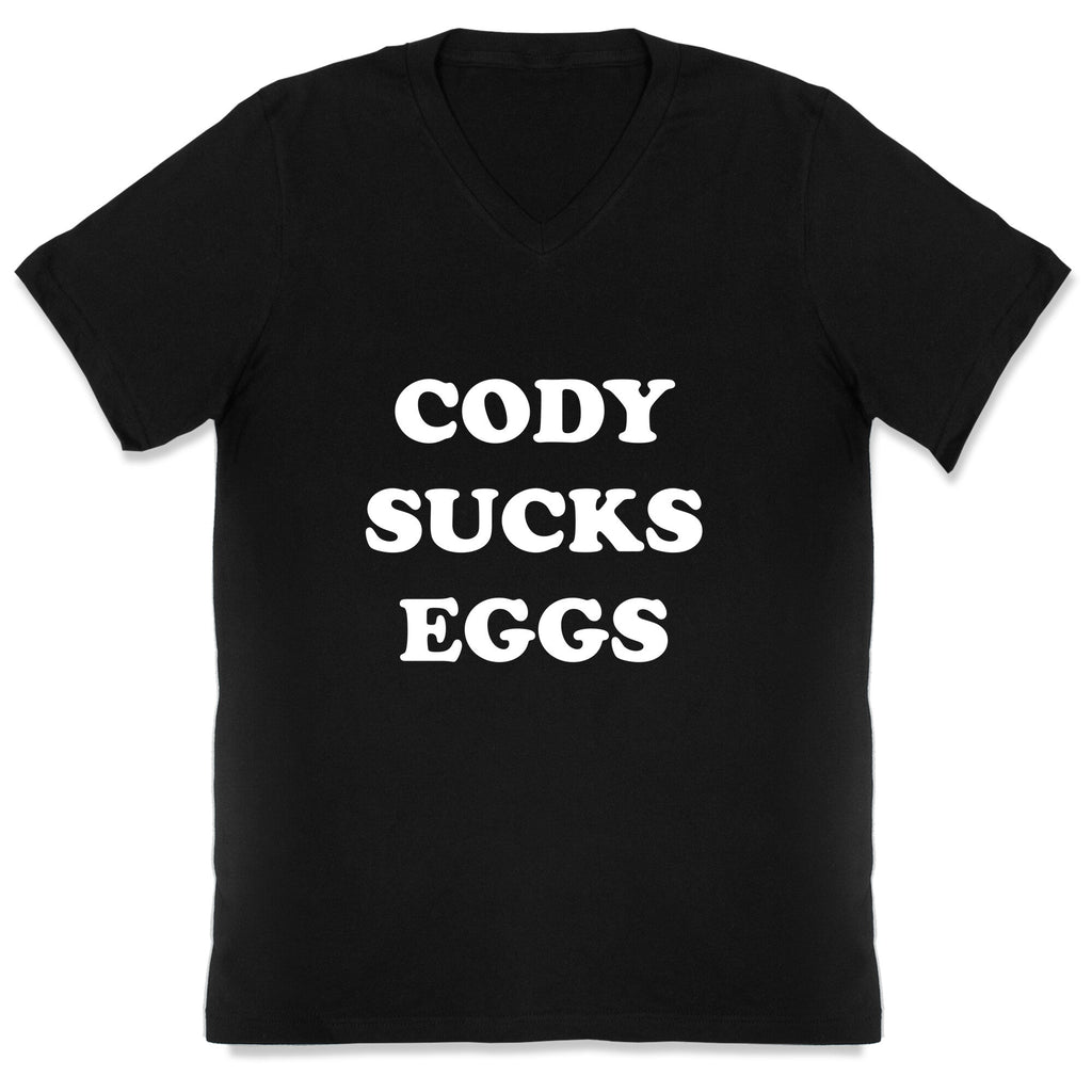 Cody Sucks Eggs V-Neck Unisex