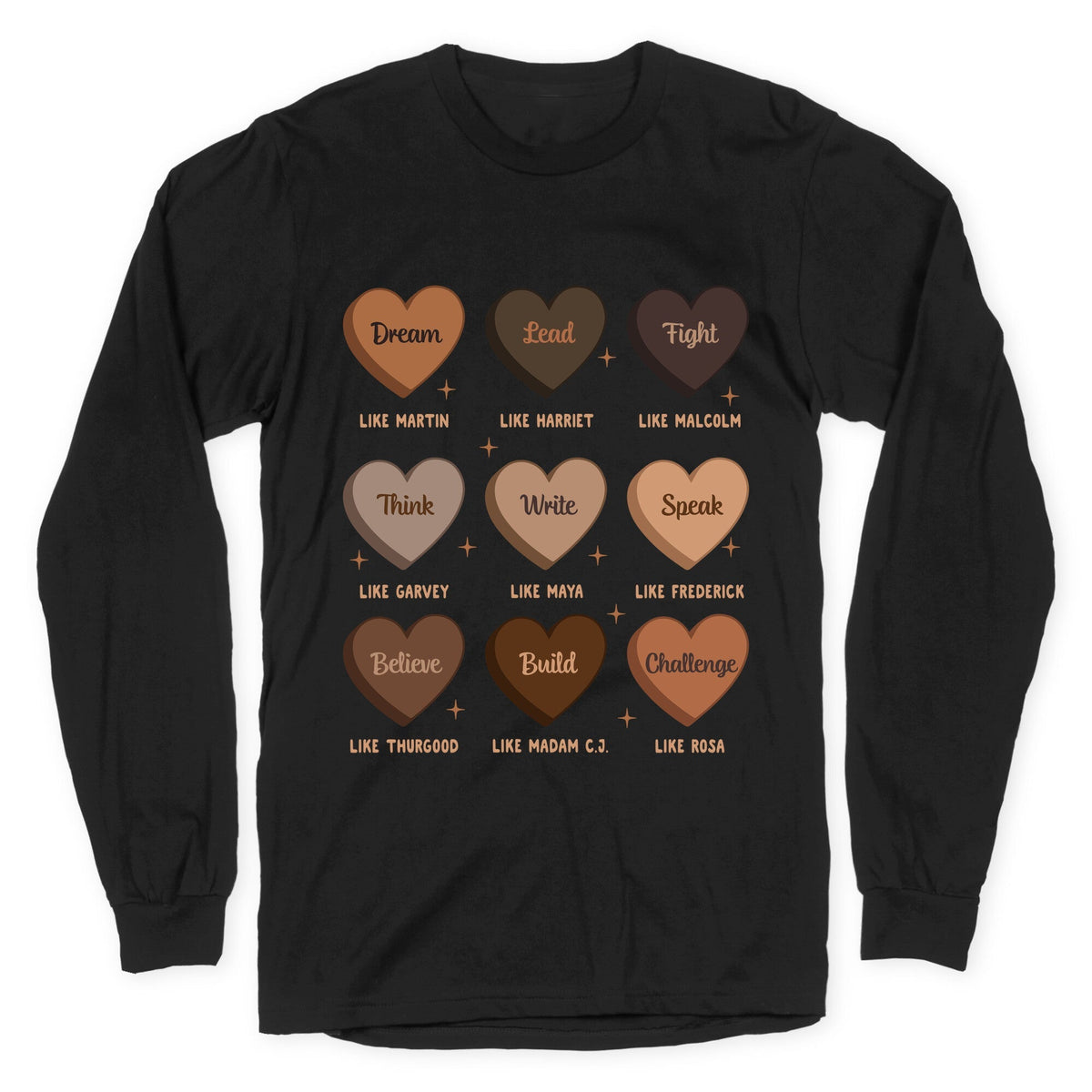 Celebrating Black History Leaders Longsleeve Tee Unisex