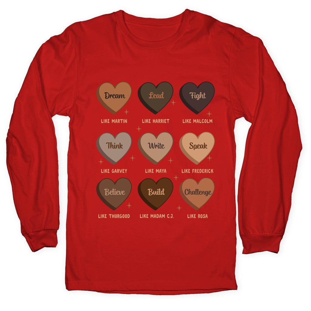 Celebrating Black History Leaders Longsleeve Tee Unisex