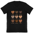 Celebrating Black History Leaders V-Neck Unisex