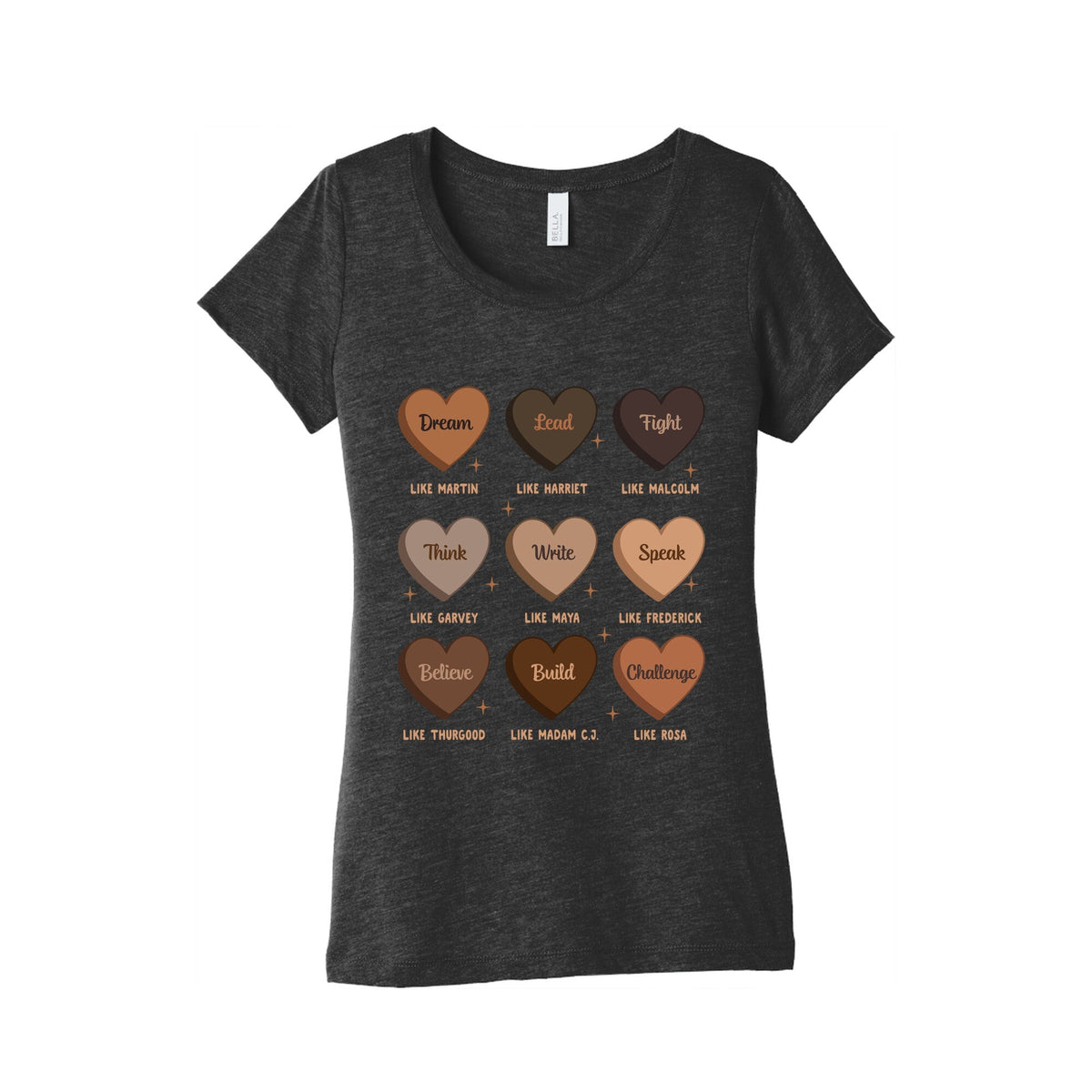 Celebrating Black History Leaders Womens Triblend Tee Unisex
