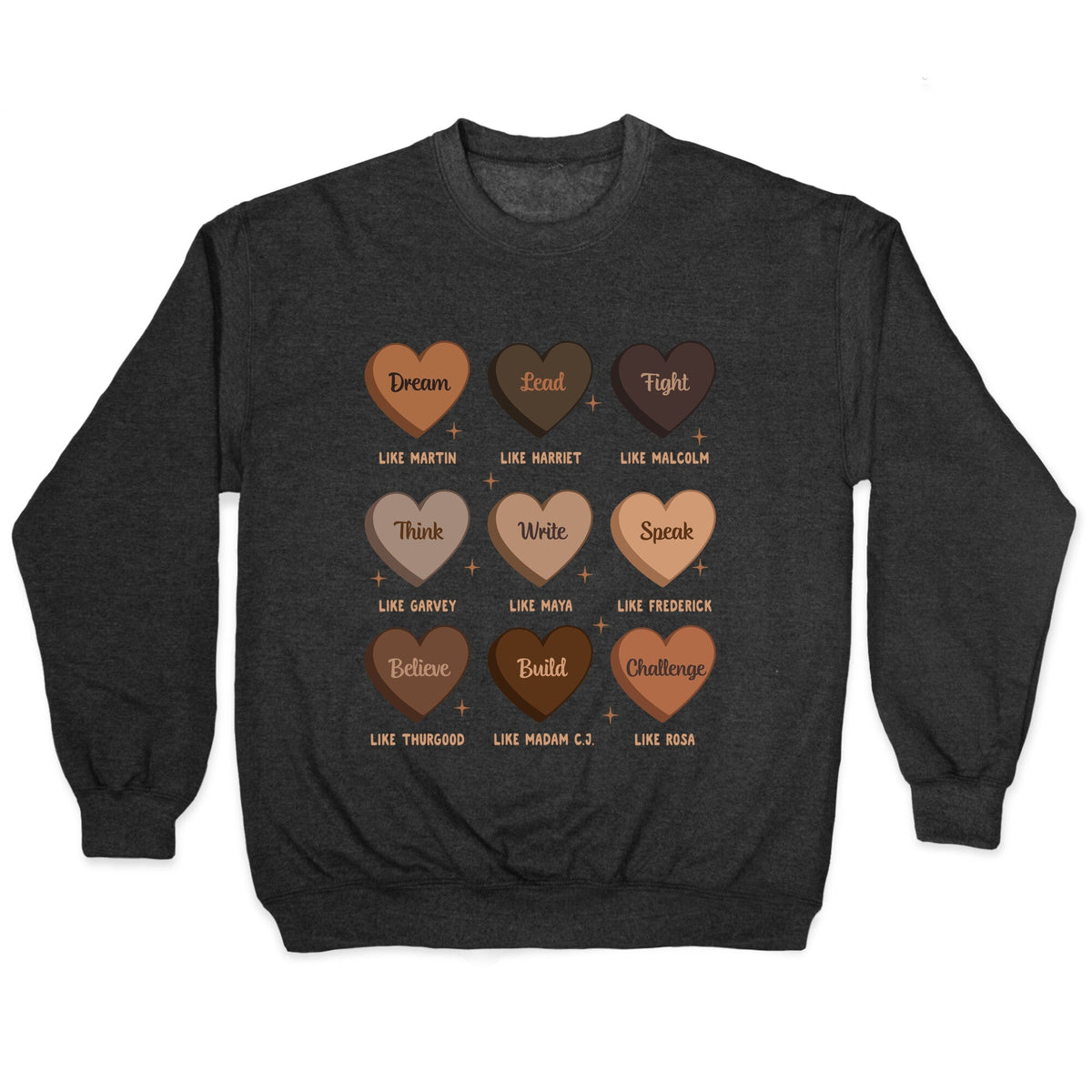 Celebrating Black History Leaders Crewneck Unisex