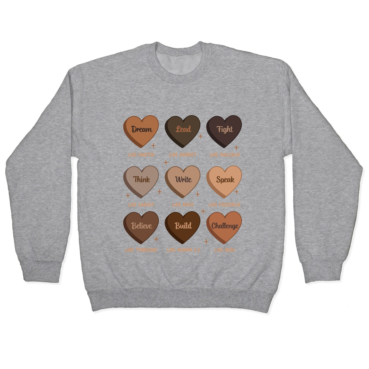Celebrating Black History Leaders Crewneck Unisex